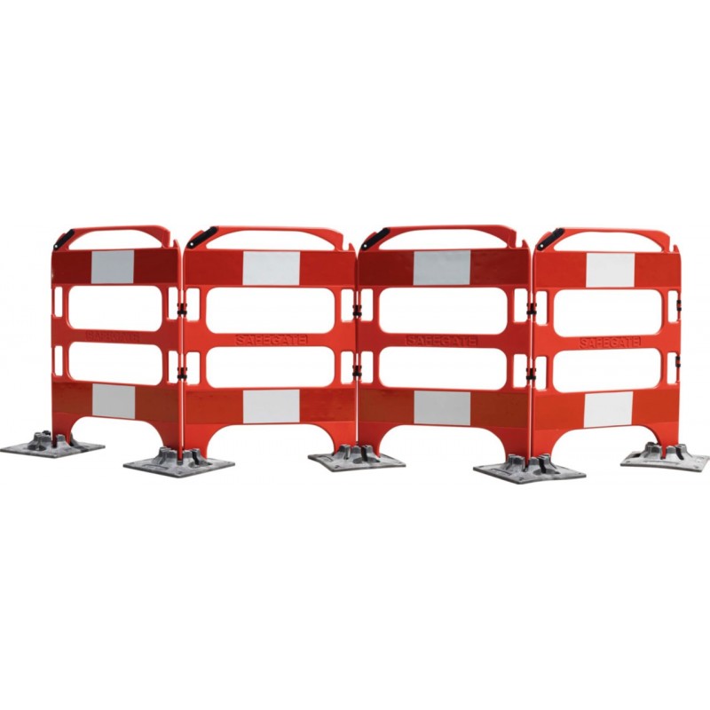 LSXIAO-Sistema de barrera de tráfico portátil para vallas decorativas,  bloque de carretera extensible, valla FRP, aislamiento ligero, fácil de  mover